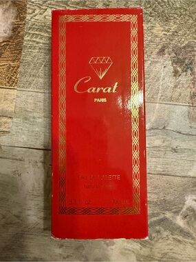 Vintage Carat Paris Eau de Toilette 3.3 fl oz (100ml) Natural Spray with box!